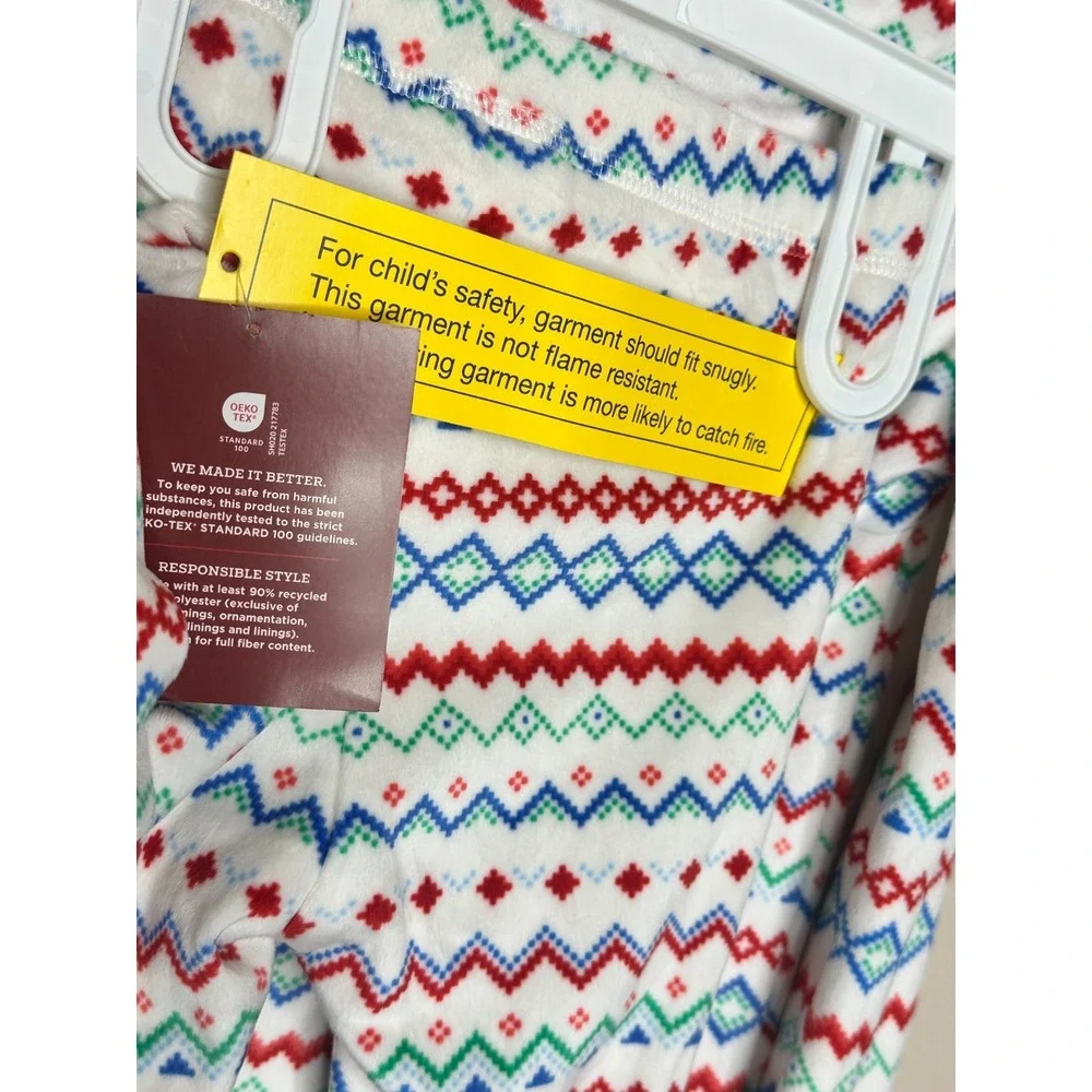 Wondershop Kids Fair Isle‎ Pajama Set Size 4 NWT Christmas Sleep